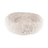 Outlet Cushion Krems fluffy rund hundeseng medium hvid Killingesenge Og Afslapningspladser - Trygge Hvilepladser Til Små Katte|Hundesenge Og Kurve Til Hunde - Bløde Og Komfortable