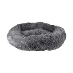 Discount Cushion Krems fluffy rund hundeseng medium grå Killingesenge Og Afslapningspladser - Trygge Hvilepladser Til Små Katte|Hundesenge Og Kurve Til Hunde - Bløde Og Komfortable