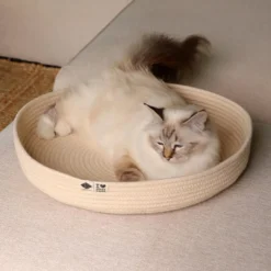Best D&D CAT Stofkurv JESS Ø 45 cm Beige Kattesenge & Huler