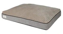 Hot D&D Home Celia ergonomisk hundeseng lille 80 x 60 x 15 cm i taupe Hundesenge Og Kurve Til Hunde - Bløde Og Komfortable|Sovepladser Til Hvalpe - Hundesenge, Kølemåtter Og Trygge Hvilesteder