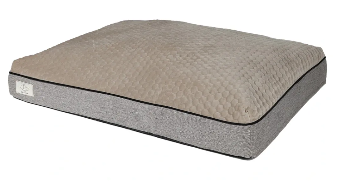 Hot D&D Home Celia ergonomisk hundeseng lille 80 x 60 x 15 cm i taupe Hundesenge Og Kurve Til Hunde - Bløde Og Komfortable|Sovepladser Til Hvalpe - Hundesenge, Kølemåtter Og Trygge Hvilesteder