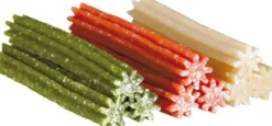 Clearance Denta Fun Ris Tyggeben til hunde 12 cm (vegetabilsk) - Tyggepinde til små hunde Snacks Til Hvalpe - Lækre Godbidder Til Træning Og Forkælelse|Hundeguf Og Tyggeben Til Hunde