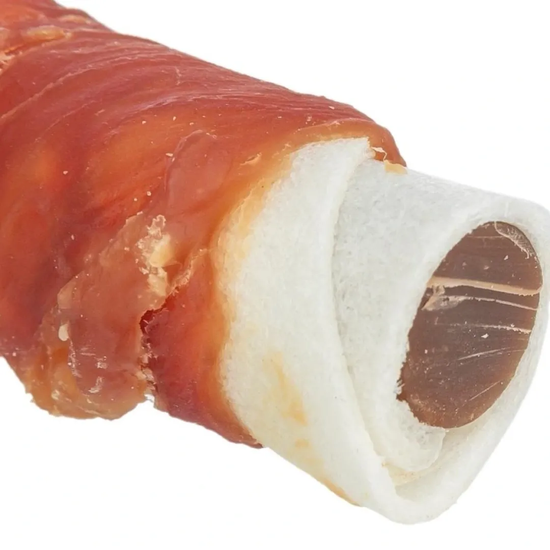 New Denta Fun Stick med and og kyllingelever 12 cm - lille tyggepind Snacks Til Hvalpe - Lækre Godbidder Til Træning Og Forkælelse|Hundeguf Og Tyggeben Til Hunde