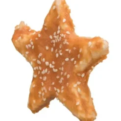 Best Denta Fun Stjerne Kyllingesnack 9 cm - sjov hundesnack med kylling Snacks Til Hvalpe - Lækre Godbidder Til Træning Og Forkælelse|Hundeguf Og Tyggeben Til Hunde