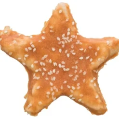 Best Denta Fun Stjerne Kyllingesnack 9 cm - sjov hundesnack med kylling Snacks Til Hvalpe - Lækre Godbidder Til Træning Og Forkælelse|Hundeguf Og Tyggeben Til Hunde