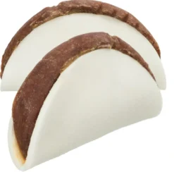 Hot Denta Fun Taco med kylling 80 g - sjov snack i taco-form Snacks Til Hvalpe - Lækre Godbidder Til Træning Og Forkælelse|Hundeguf Og Tyggeben Til Hunde