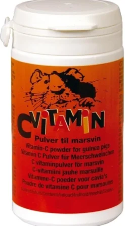 New Diafarm C-vitamin pulver til Marsvin 100 g Vitaminer Og Mineraler Til Gnavere & Kaniner
