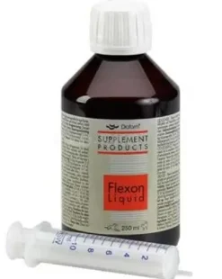 Diafarm Flexon flydende 250 ml (glucosamin) Plejemidler Til Hund Med Fokus På Sundhed Og Velvære|Fodertilskud Til Hvalpe - Støtte Til Sund Vækst Og Trivsel