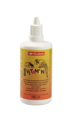 Discount Diafarm Multivitamin 100 ml Fuglefoder|Vitaminer Og Mineraler Til Gnavere & Kaniner
