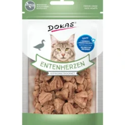 Dokas Kat Andehjerter 15 g - Naturlig skånsom og uimodståelig godbid til katte Kattefoder & Snacks|Killingesnacks - Sunde Godbidder Til Killinger