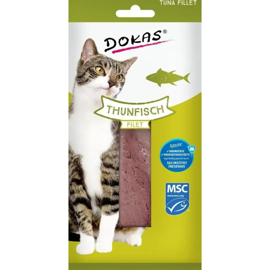 Outlet Dokas Kat Tunfilet 22 g Kattefoder & Snacks|Killingesnacks - Sunde Godbidder Til Killinger