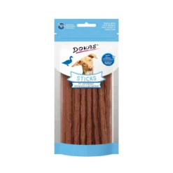 Online Dokas Sticks med Andebryst, Hjerte og Lever 60 g - kornfri naturlige hundesnacks Hundeguf Og Tyggeben Til Hunde