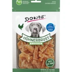 Discount Dokas Tern af kyllingebryst 200 g - stor pose med sunde hundesnacks Snacks Til Hvalpe - Lækre Godbidder Til Træning Og Forkælelse|Hundeguf Og Tyggeben Til Hunde