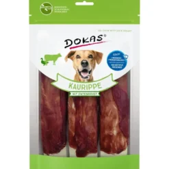 Discount Dokas Tyggeben med andebryst 3 stk 210 g - smagfulde hundesnacks Snacks Til Hvalpe - Lækre Godbidder Til Træning Og Forkælelse|Hundeguf Og Tyggeben Til Hunde