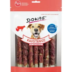 Discount Dokas Tyggepind med andebryst 200 g - lækre hundesnacks Snacks Til Hvalpe - Lækre Godbidder Til Træning Og Forkælelse|Hundeguf Og Tyggeben Til Hunde