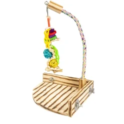 Fuglelegeplads Lili flerfarvet 25x25x38 cm Fuglelegetøj