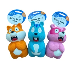 Outlet Latex surprised fox/bear/beaver Hundelegetøj Til Alle Hunde Leg Og Aktivering Året Rundt|Legetøj Til Hvalpe - Sjov Leg, Aktivering Og Tryghed Fra Første Dag