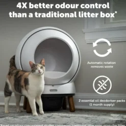 Ecom Smartspin Auto Litter Box Automatisk Kattetoilet ZAL10-17986 Kattetoiletter Og Kattegrus|Killingetoilet Og Grus Til Killinger - Nem Renlighed Fra Start