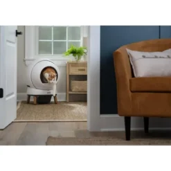 Ecom Smartspin Auto Litter Box Automatisk Kattetoilet ZAL10-17986 Kattetoiletter Og Kattegrus|Killingetoilet Og Grus Til Killinger - Nem Renlighed Fra Start