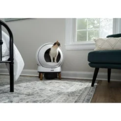 Ecom Smartspin Auto Litter Box Automatisk Kattetoilet ZAL10-17986 Kattetoiletter Og Kattegrus|Killingetoilet Og Grus Til Killinger - Nem Renlighed Fra Start
