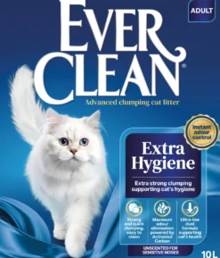 Ever Clean Extra Strong Kattegrus Uparfumeret Extra Hygiene 10 L Kattetoiletter Og Kattegrus|Killingetoilet Og Grus Til Killinger - Nem Renlighed Fra Start