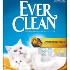 New Ever Clean Litterfree Paws Kattegrus 6 L Kattetoiletter Og Kattegrus|Killingetoilet Og Grus Til Killinger - Nem Renlighed Fra Start