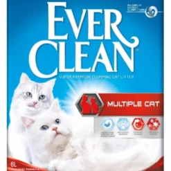 Hot Ever Clean Multiple Cat Kattegrus 6 L Kattetoiletter Og Kattegrus|Killingetoilet Og Grus Til Killinger - Nem Renlighed Fra Start