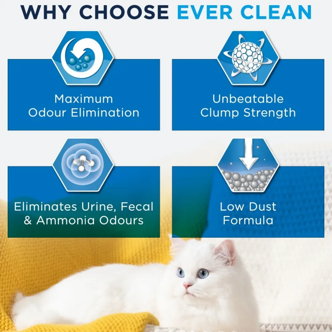 Ever clean Naturally 6 L Kattetoiletter Og Kattegrus|Killingetoilet Og Grus Til Killinger - Nem Renlighed Fra Start