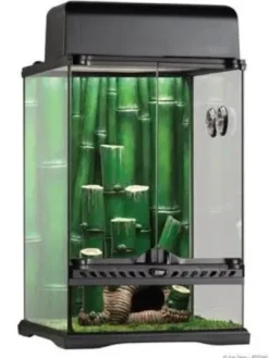New Bamboo Terrarium 30x30x45 cm 40 Liter Terrarier Og Terrarielamper
