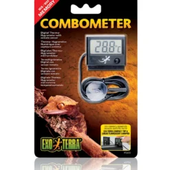 New Exo Terra Combometer Thermometer + Hygrometer Tilbehør Til Terrarier