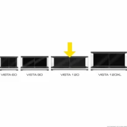 Discount Glas Terrarium Vista 120 Buet rude Terrarier Og Terrarielamper