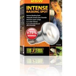 Outlet Exo Terra Intense Basking Spot 25 W - Effektiv UVA-varmespot til terrarier Terrarielysstofrør, Pærer Og Varme