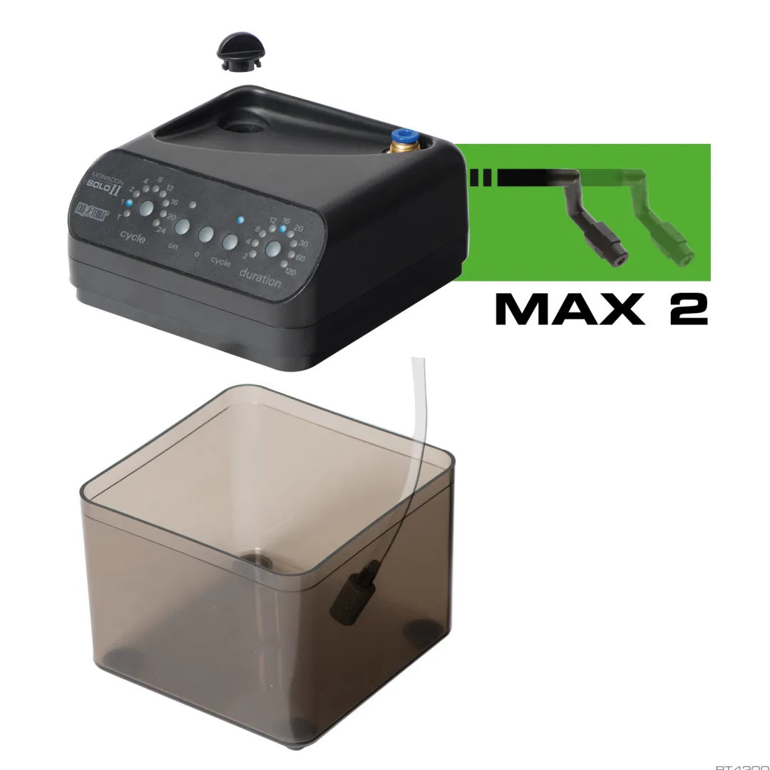 New Exo Terra Monsoon Solo 2 Spraysystem 1,5 Liter Tilbehør Til Terrarier