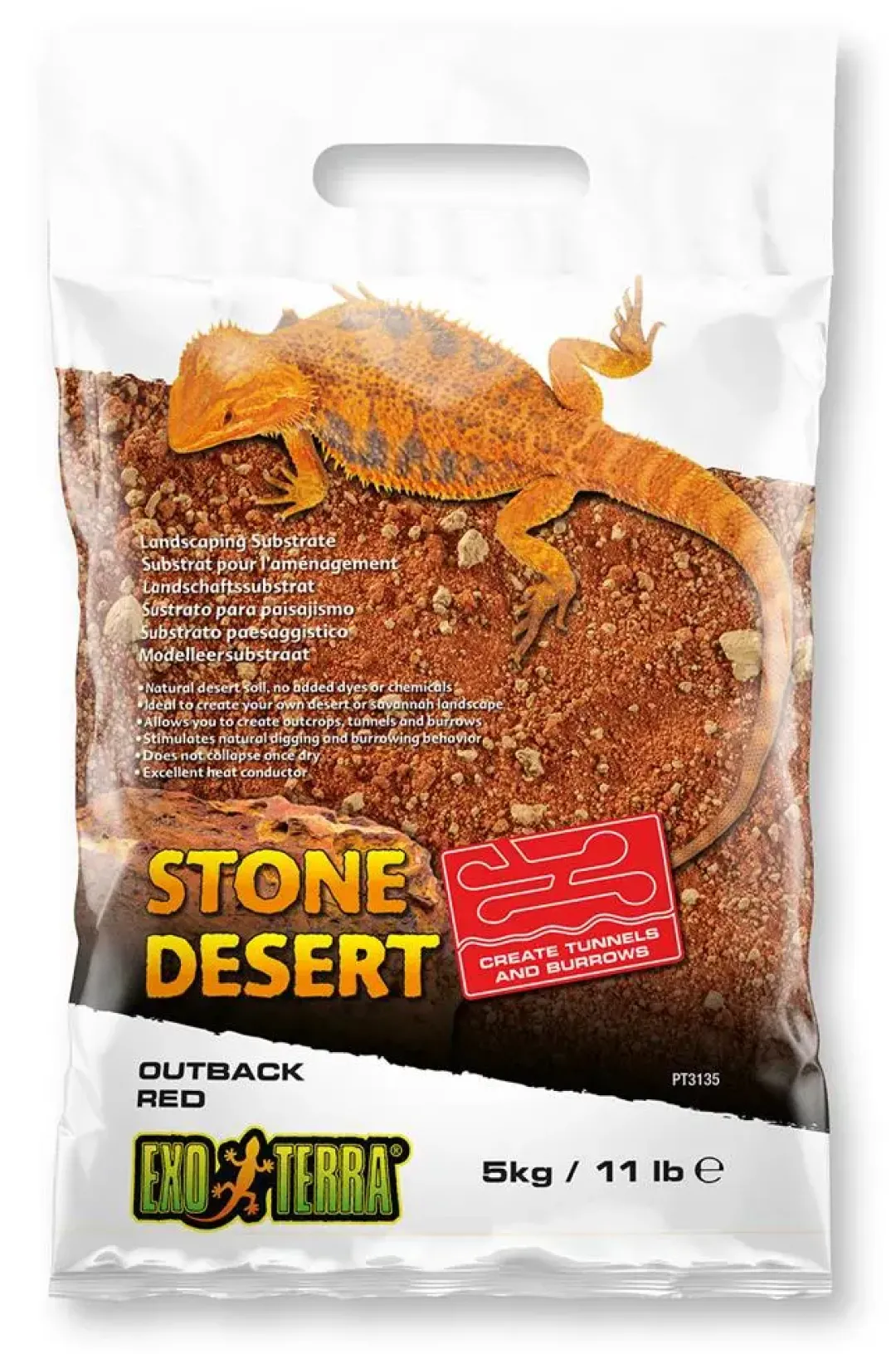 Online Outback Red Stone Desert 5 kg Dekoration Til Terrarier