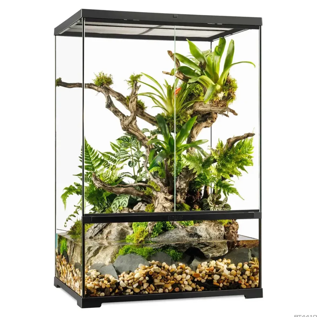 Outlet Pro Paludarium Medium X-Tall 60x45x90 cm 243 Liter Terrarier Og Terrarielamper