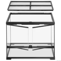 Best Pro Terrarium Medium Wide 60x45x45 cm 122 Liter Terrarier Og Terrarielamper