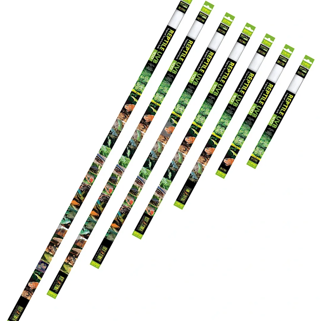 Hot Exo Terra Repti Glo UVB 100 (5,0) 25 watt Terrarielysstofrør, Pærer Og Varme