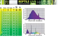 Hot Exo Terra Repti Glo UVB 100 (5,0) 25 watt Terrarielysstofrør, Pærer Og Varme