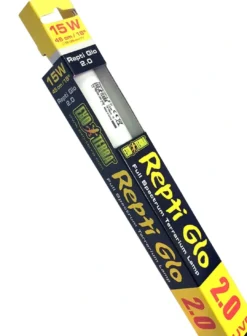 Discount Exo Terra Repti glo 2,0 15 Watt Reptile Natural Light Terrarielysstofrør, Pærer Og Varme