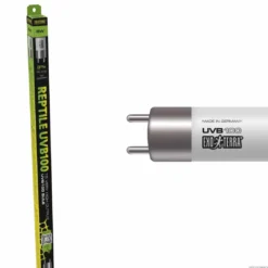 Sale Exo Terra Reptil UVB100 T5 8 Watt - Optimal UVA/UVB-belysning til tropiske reptiler Terrarielysstofrør, Pærer Og Varme