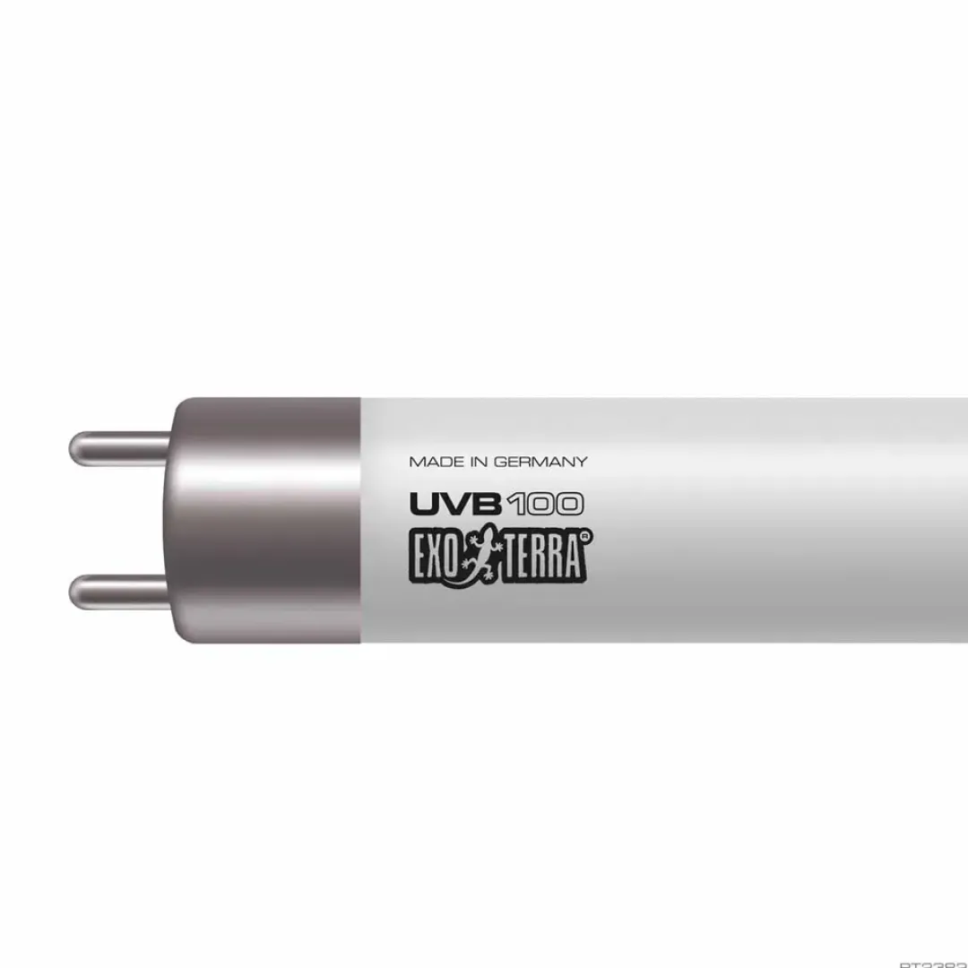 Hot Exo Terra Reptil UVB100 T5 39 Watt - Optimal UVA/UVB-belysning til tropiske reptiler Terrarielysstofrør, Pærer Og Varme