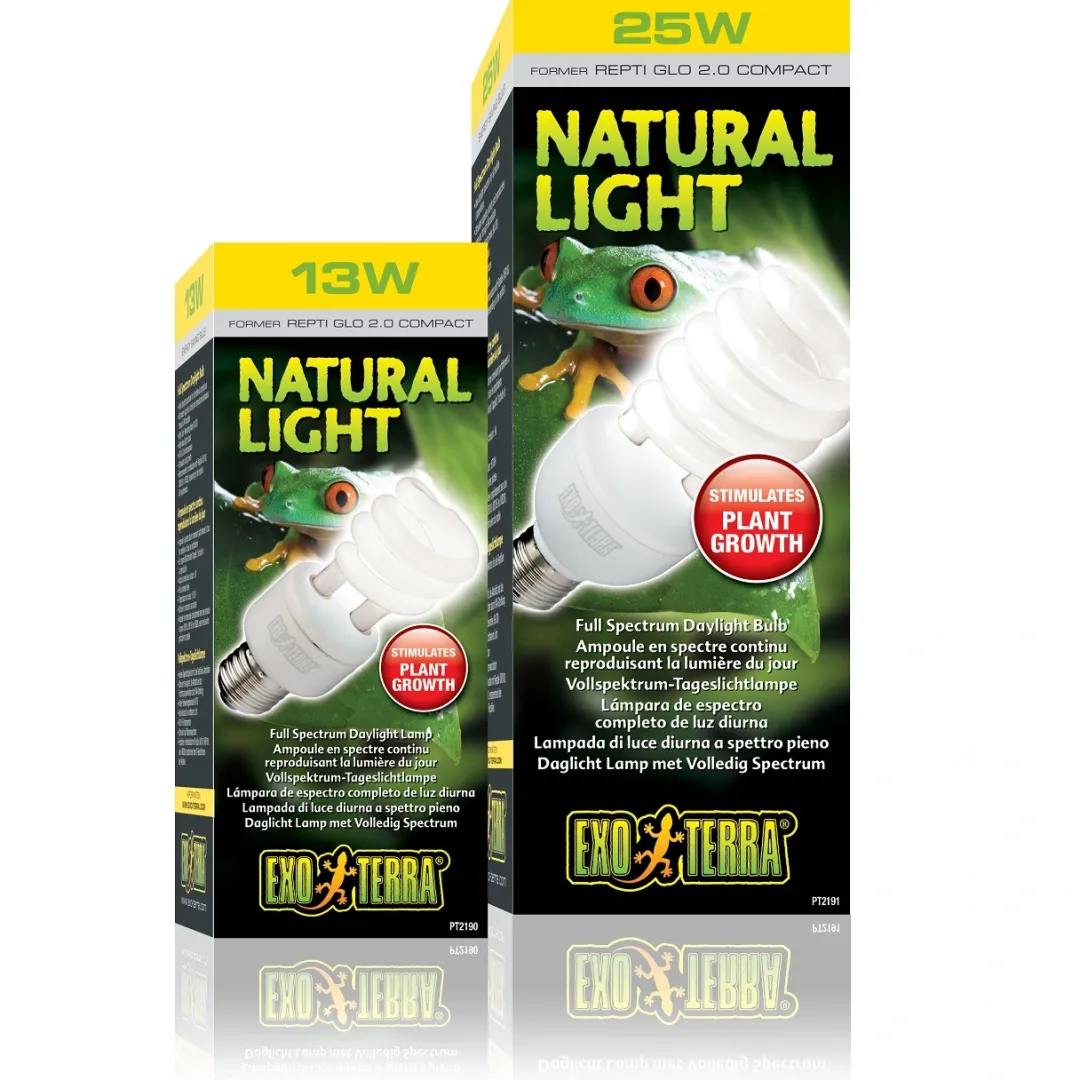 Best Exo Terra Repti Natural Light 13 w Terrarielysstofrør, Pærer Og Varme