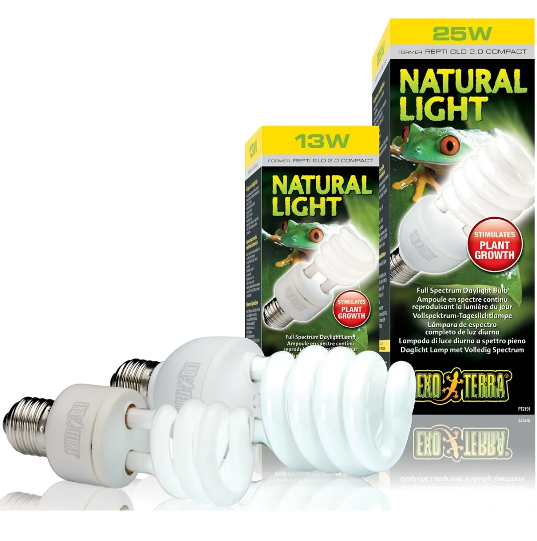 Best Exo Terra Repti Natural Light 13 w Terrarielysstofrør, Pærer Og Varme