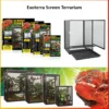 Outlet Exo Terra Screen Terrarium Large XTall 90x45x90 cm Terrarier Og Terrarielamper