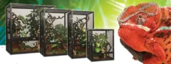 Discount Exo Terra Screen Terrarium Medium XTall 60x45x90 cm Terrarier Og Terrarielamper