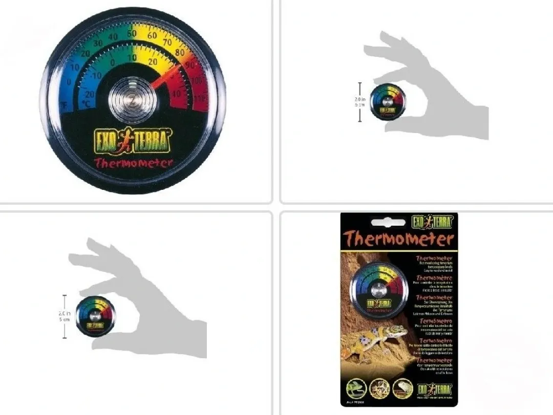 New Exo Terra Thermometer (Rept-o-meter) Tilbehør Til Terrarier