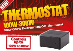 Discount Exo Terra Thermostat 300 W Terrarielysstofrør, Pærer Og Varme
