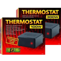 Discount Exo Terra Thermostat 300 W Terrarielysstofrør, Pærer Og Varme