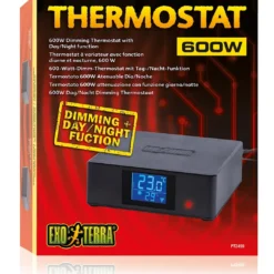New Exo Terra Thermostat 600 W Terrarielysstofrør, Pærer Og Varme