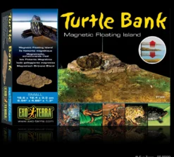 Clearance Exo Terra Turtle Bank med magnet lille Dekoration Til Terrarier